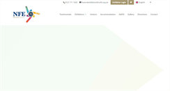 Desktop Screenshot of nationalfuneralexhibition.co.uk